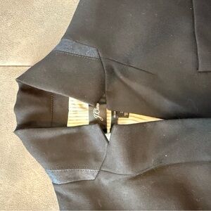 J. Crew Black Blazer with Satin Accents